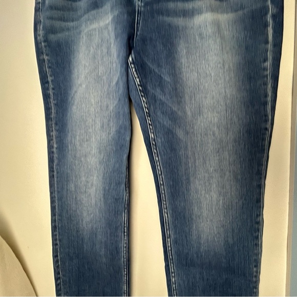 Flying Monkey Button Fly Distressed Blue Skinny Jeans Mid‎ Rise 34 NWT - Picture 13 of 13